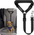 Pet Dog Cat Seat Belts Adjustable Car Headrest Restraint - Safe Travel