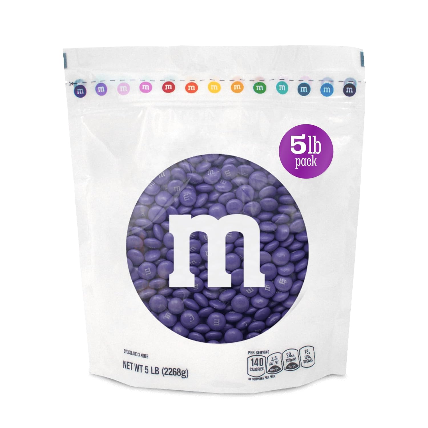 M&MS WORLD Purple Milk Chocolate Candy for Celebrations
