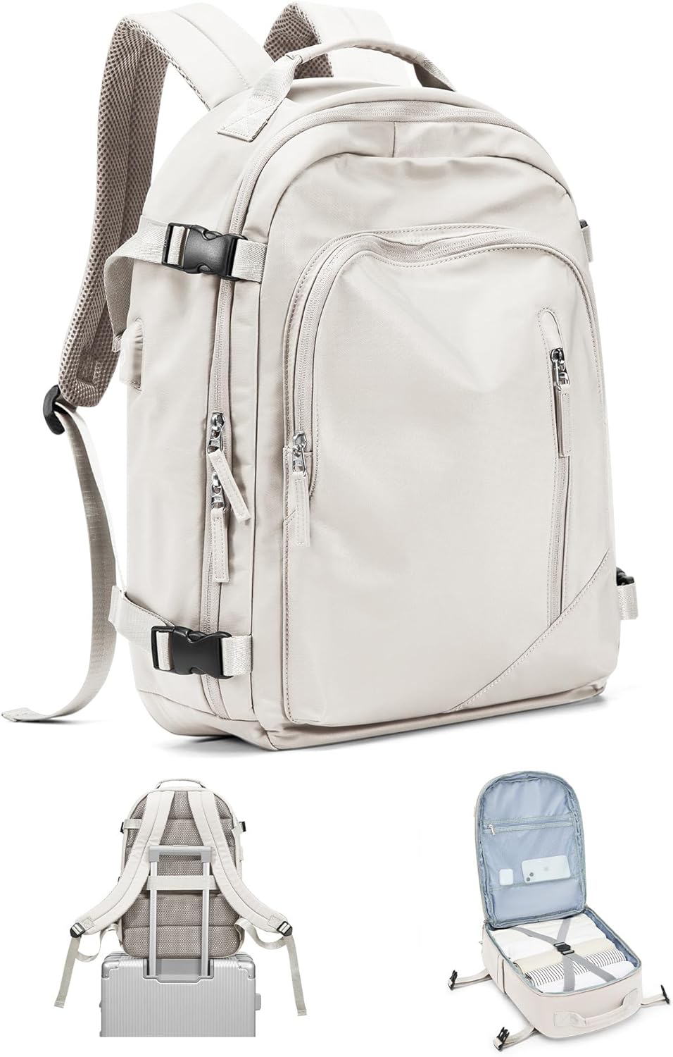 Travel Backpack for Women Men - Waterproof Carry on Bag