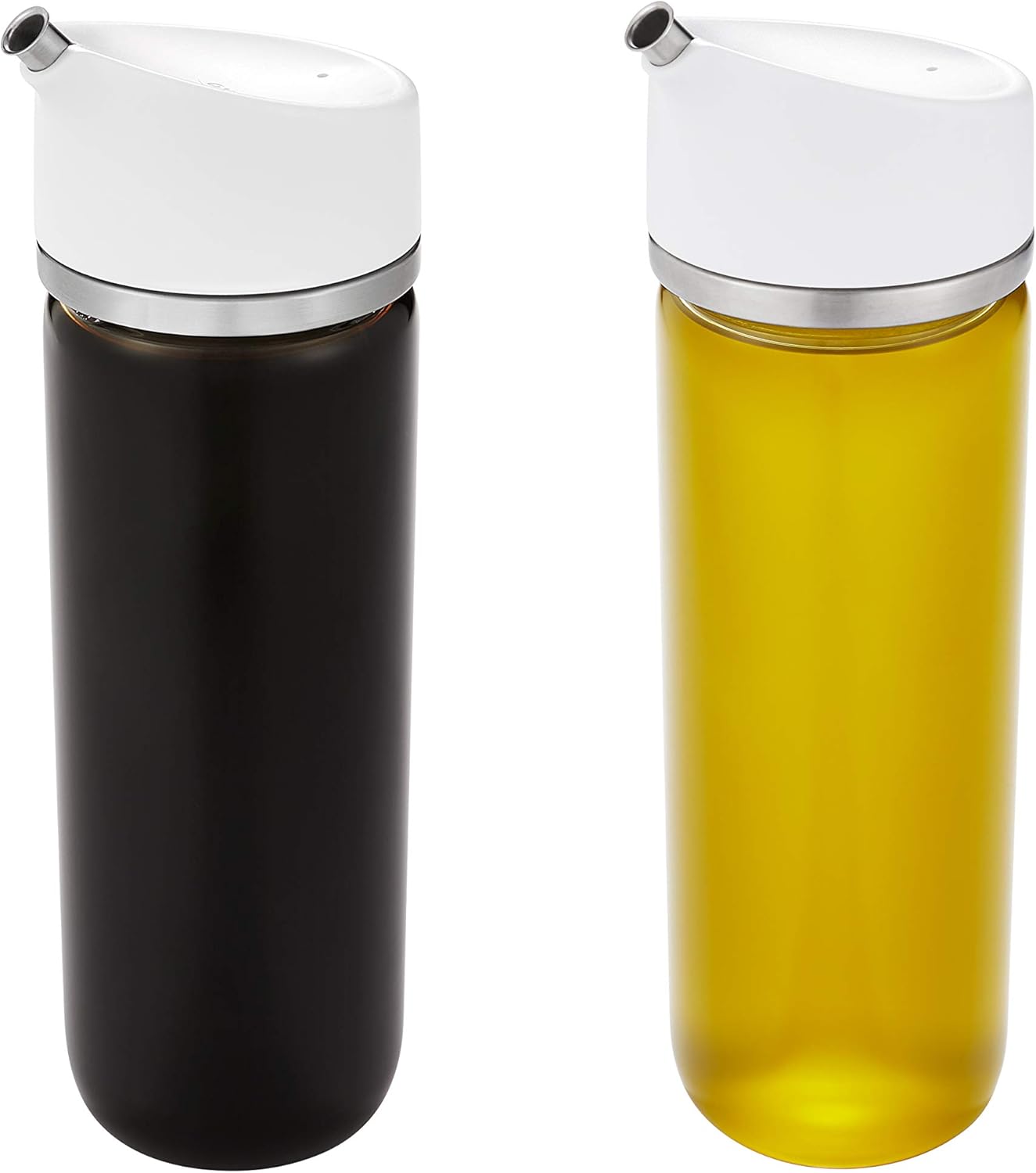 Precision Pour Glass Dispenser Set for Oil & Vinegar - 2 Piece