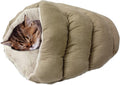 Cozy Cat Cave Bed for Indoor Cats and Mini Dogs Under 10lbs