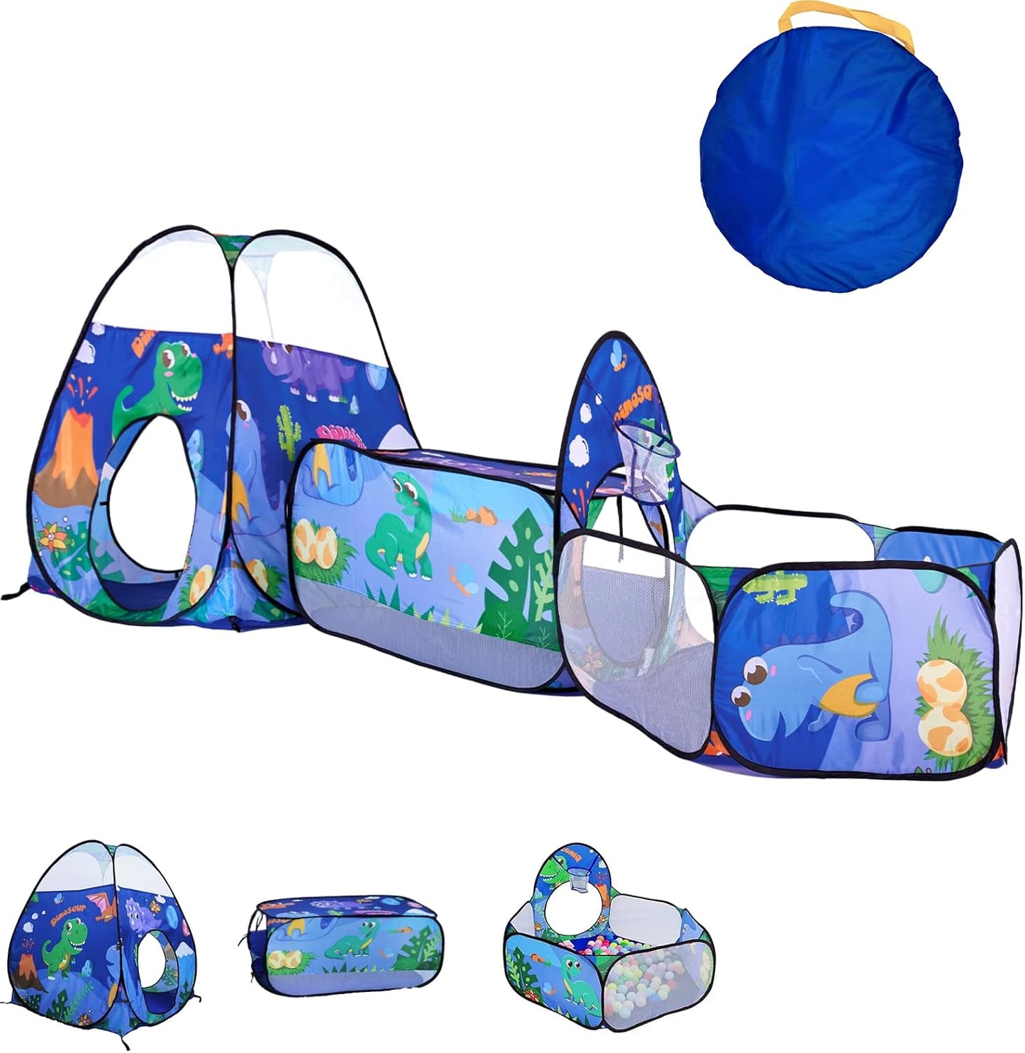 Ultimate Dino Play Tent Set - 3PC Fun!