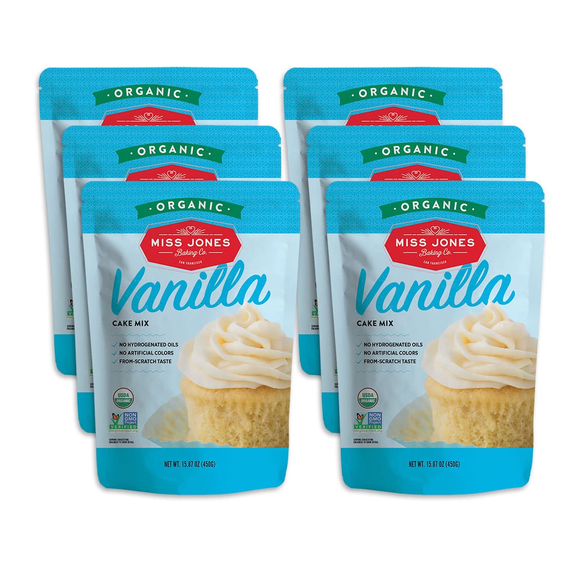 Organic Yellow Cake and Cupcake Mix for Delicious Baking