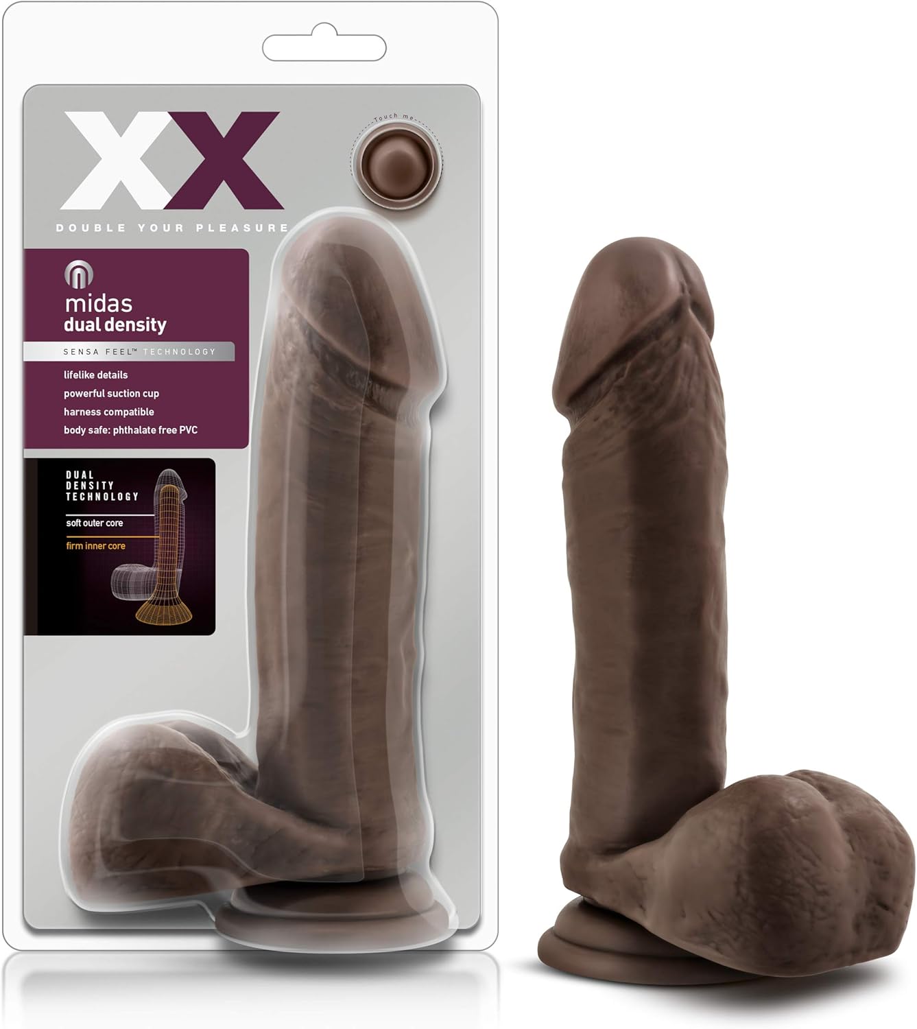 Blush Novelties XX Midas 8 Inch Realistic Dildo for Pleasure