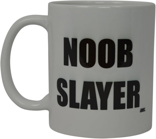 Noob Slayer Gamer Mug | Funny Gaming Gift
