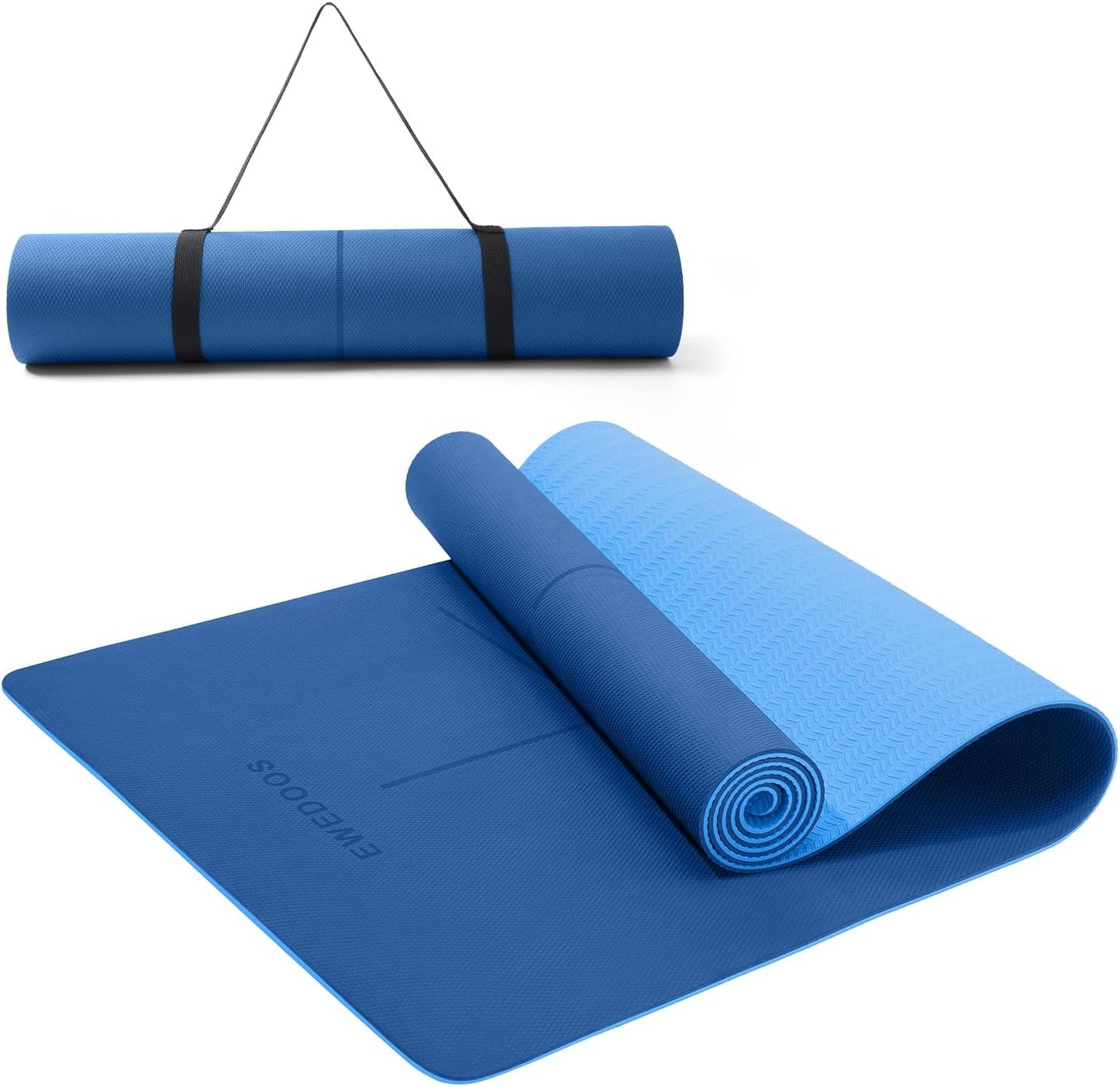 Ewedoos Eco Friendly Yoga Mat with Alignment Marks Review