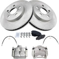 TRQ Front Brake Pad & Rotor Kit for 2016-2018 Toyota Prius