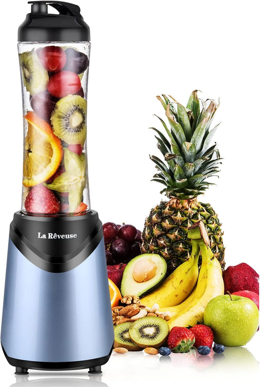 La Reveuse 300W Smoothies Blender with 18 oz BPA-free Bottle