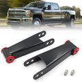 Rear Drop Lowering Shackle Kit 2-3in for Chevy/GMC Trucks - Smooth