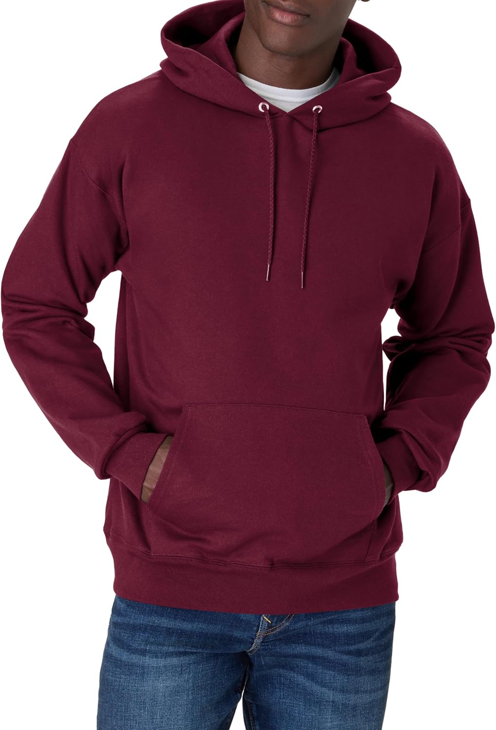 Hanes 10 oz Ultimate Cotton Pullover Fleece Hood for Comfort