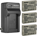 Kastar 3-Pack Battery and AC Wall Charger Replacement for Canon BP110
