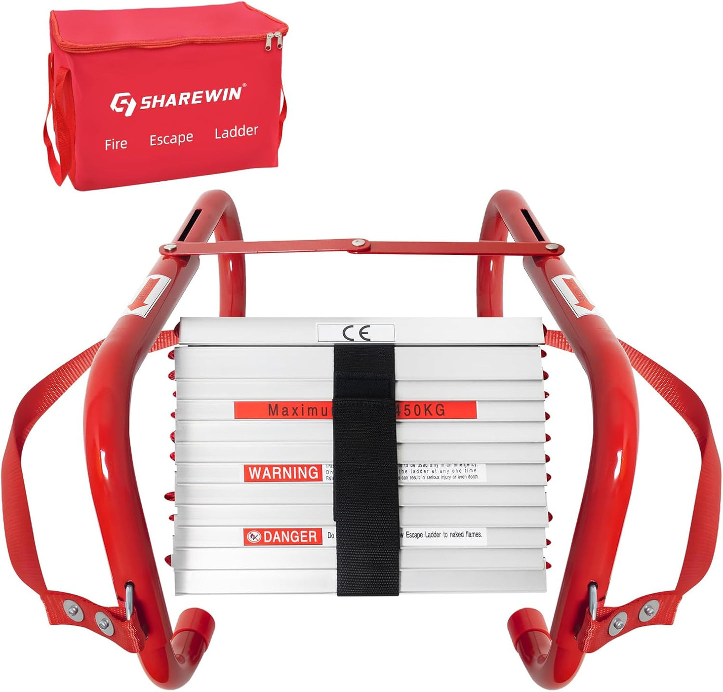 Fire Escape Ladder 50ft for 5&6 Story Emergency Situations