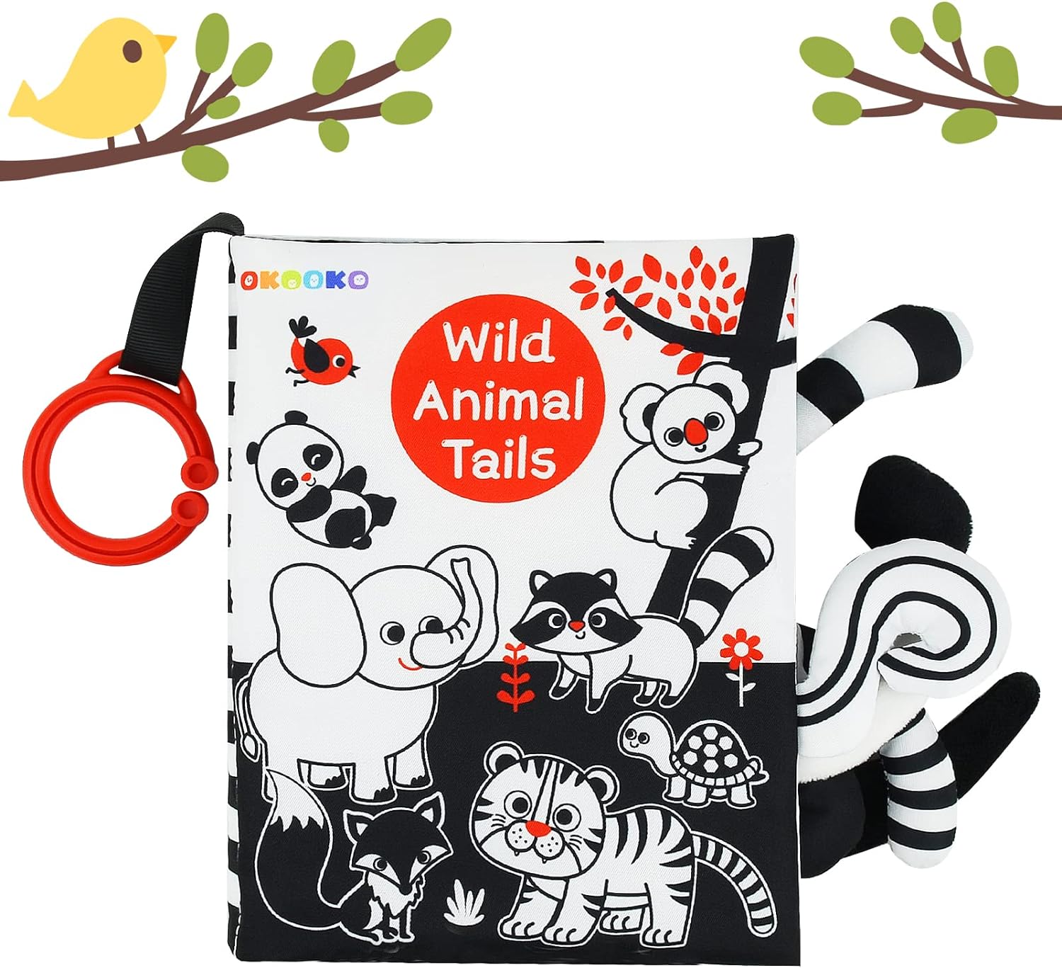 Black & White High Contrast Animals Baby Book