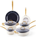 Ceramic Pots and Pans Set - 16PCS Non Toxic Nonstick Cookware Set