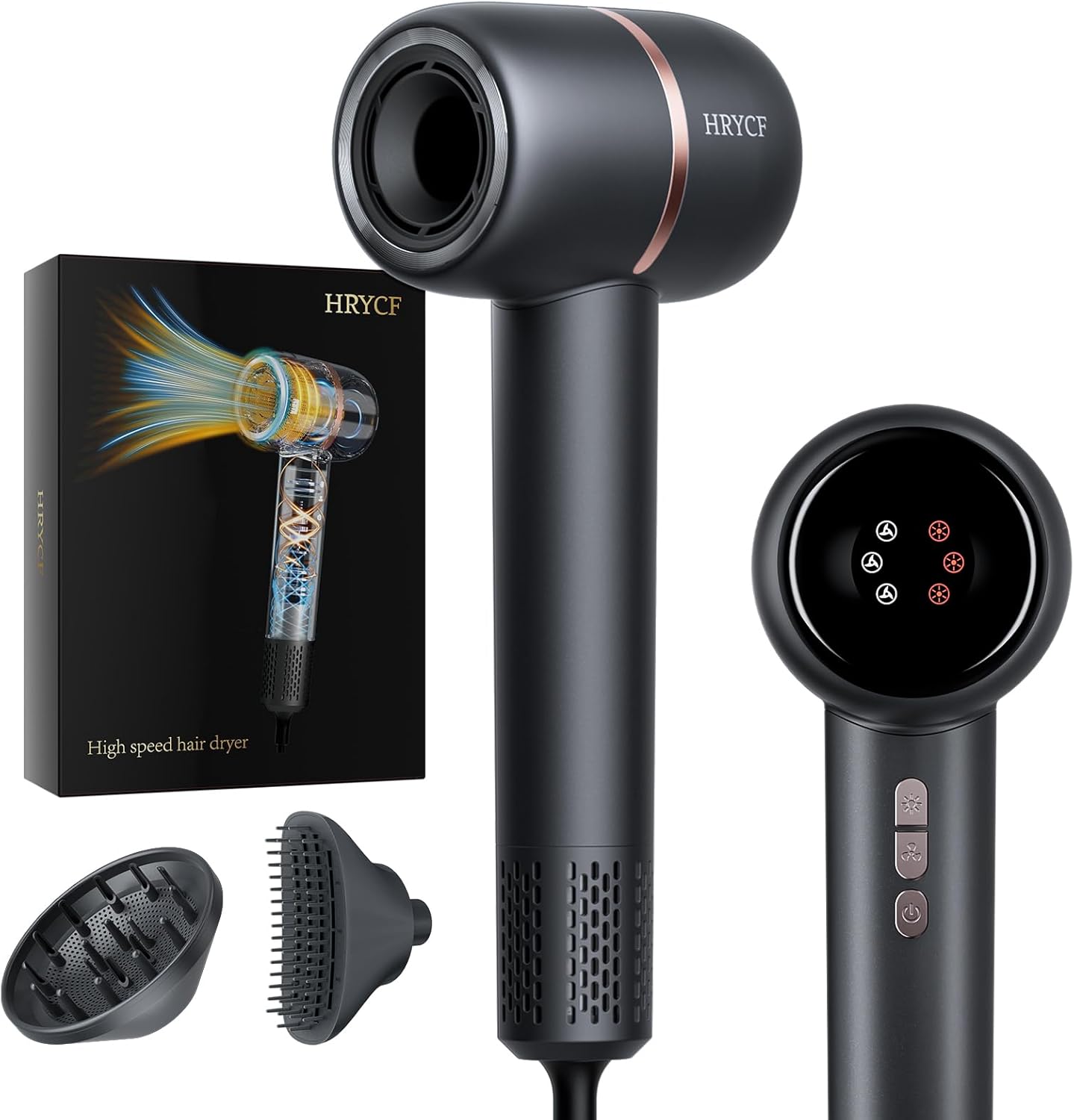 High Speed Blow Dryer with Negative Ionic Care Technology