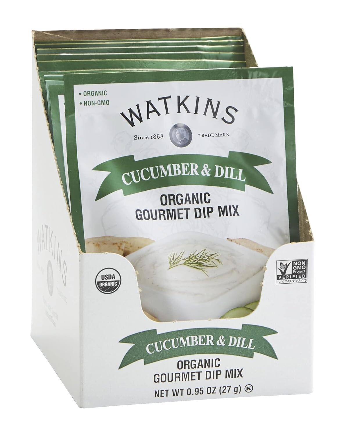 Watkins Organic Gourmet Dip Mix Cucumber & Dill for Easy Recipes