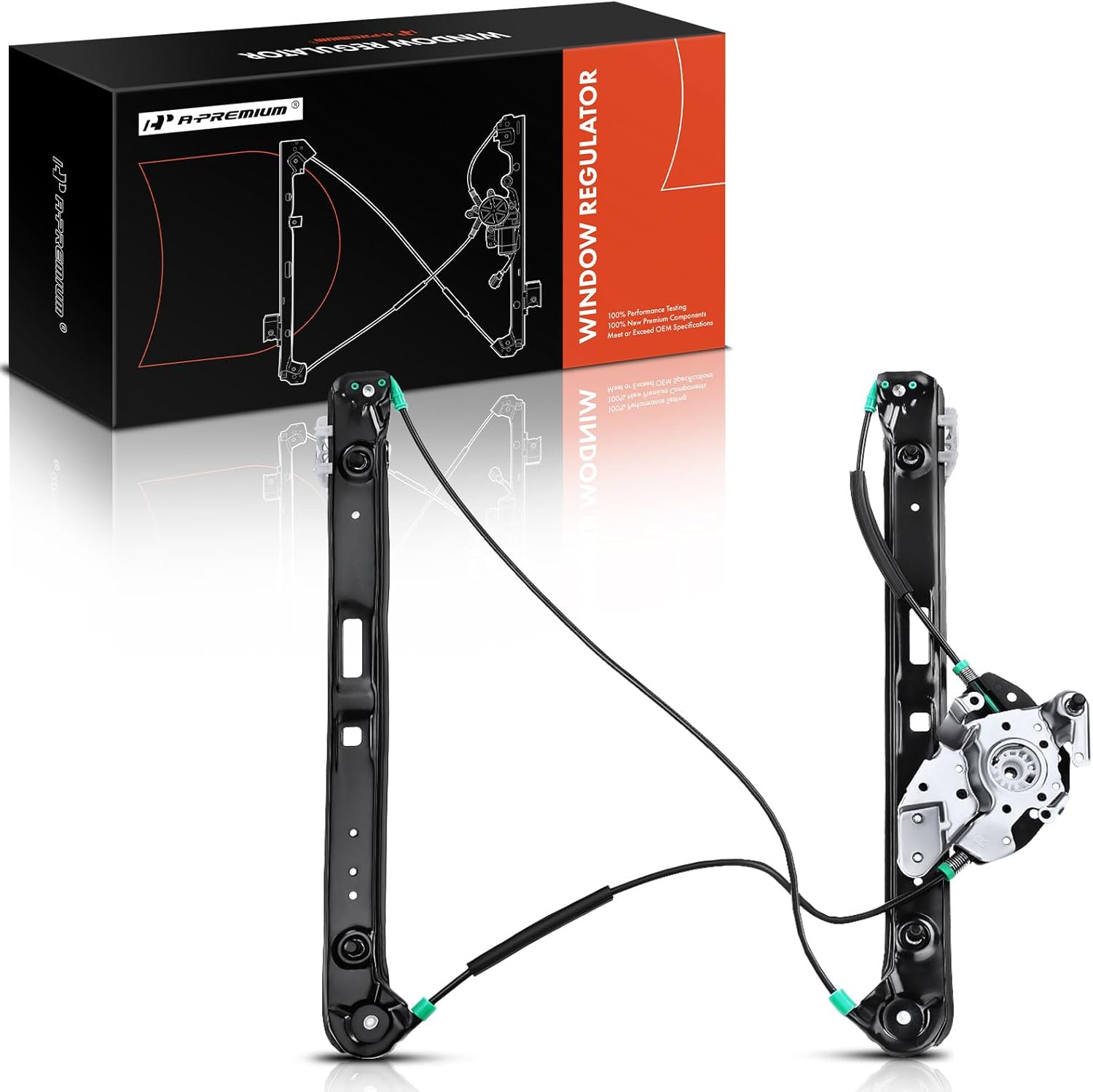 A-Premium Power Window Regulator for BMW E46 Front Right Side