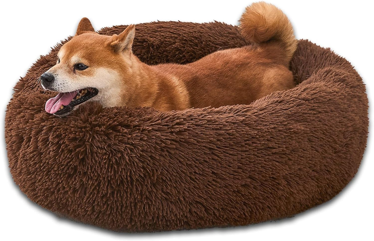 Comfort Donut Dog Bed for Small Dogs and Cats, Medium Size