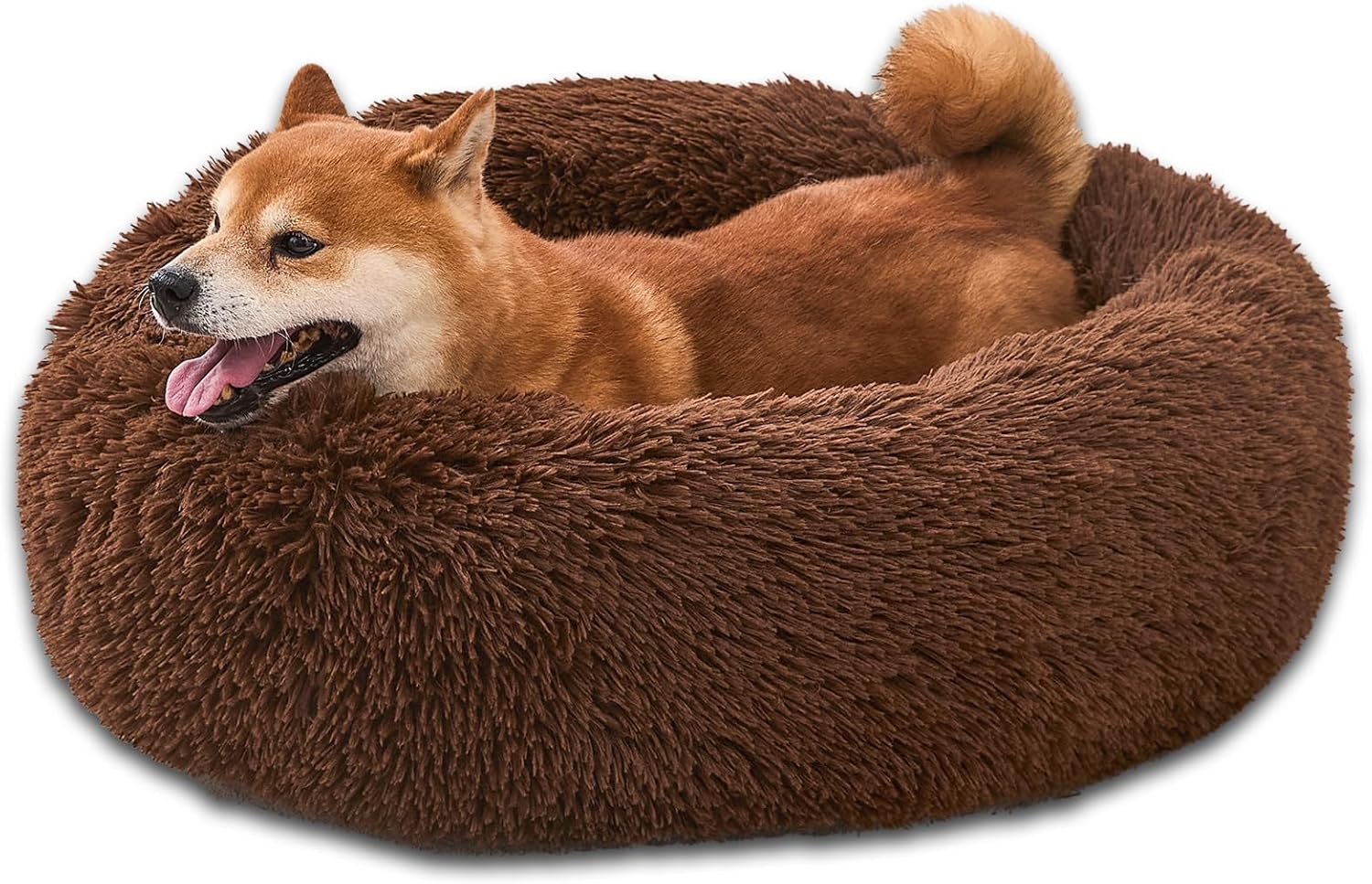 Comfort Donut Dog Bed for Small Dogs and Cats, Medium Size