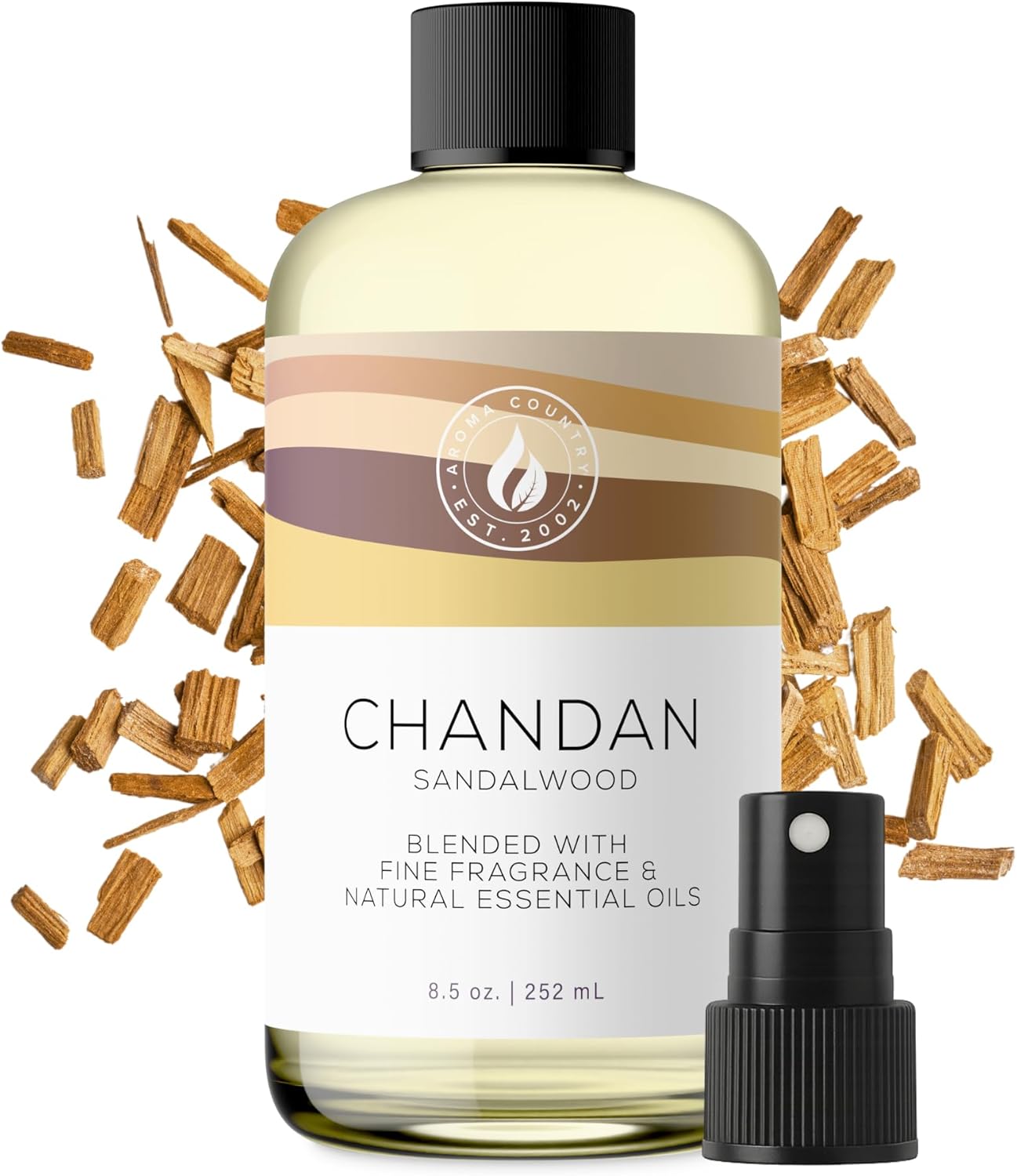 Aroma Country Chandan Diffuser Oil - Natural Sandalwood Scent