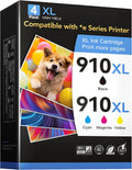 Toner Kingdom Remanufactured Replacement for HP 910XL Ink Cartridges