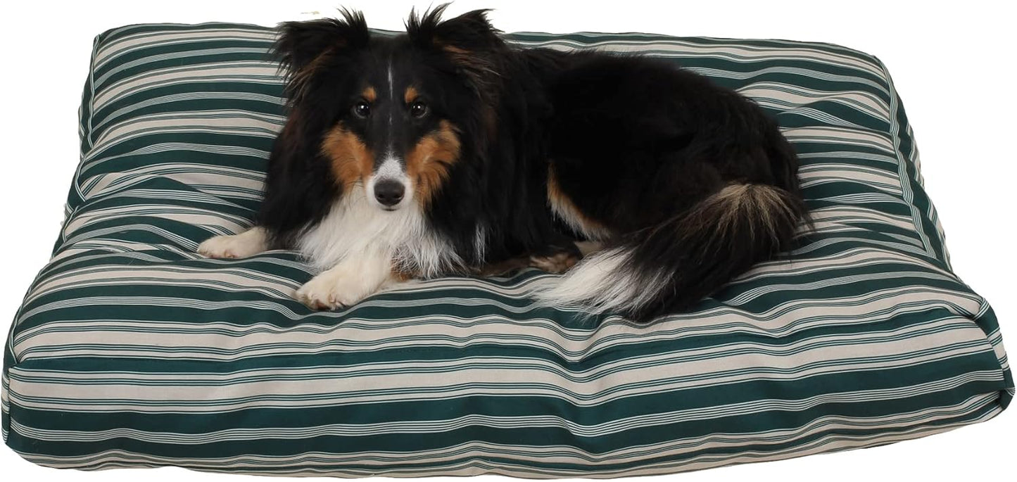 Striped Faux Gusset Jamison Indoor/Outdoor Bed for Pets