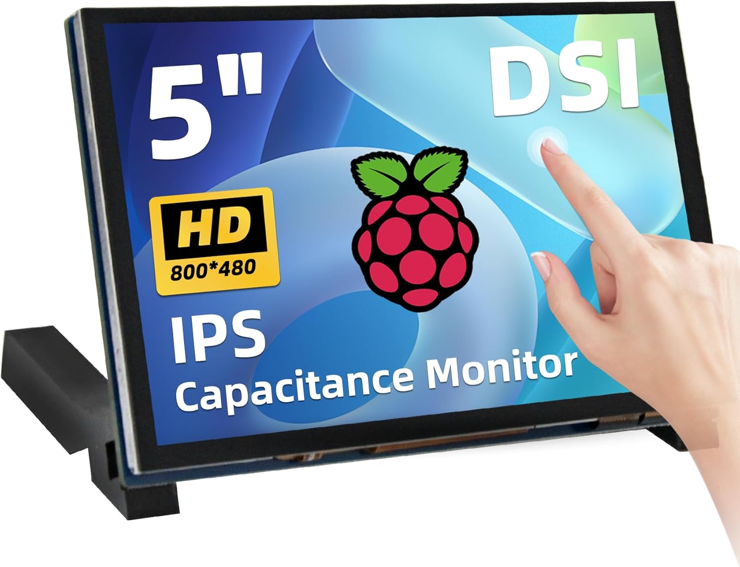 5 Inch Raspberry Pi Touchscreen Monitor with 5-Point Touch