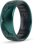 Enso Rings Lord of the Rings Collection Emerald and Black Pearl