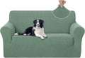 Loveseat Stretch Sofa Cover Slipcover - Olive Green Fit Guide