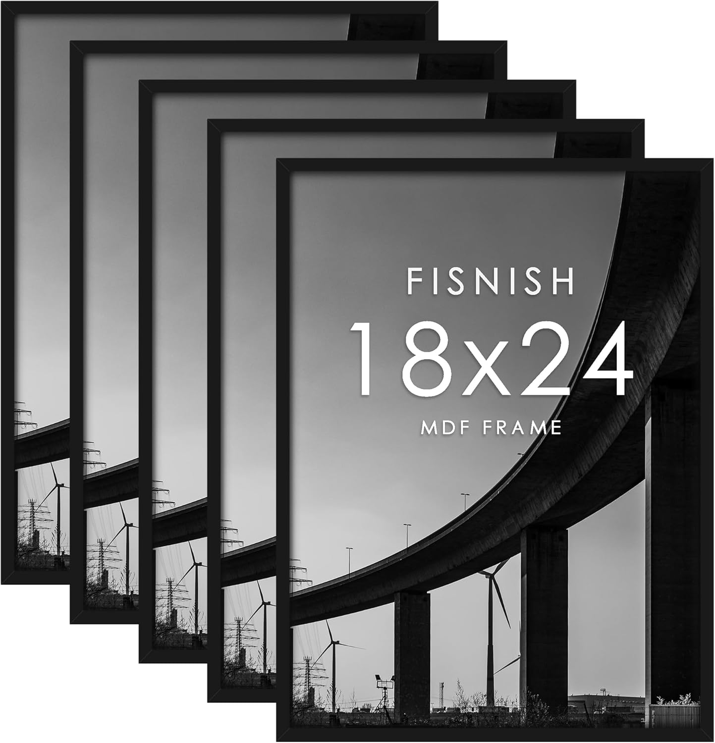 18x24 Frames Set of 5 for Horizontal or Vertical Display