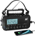 Raynic NOAA Weather Radio with Solar Hand Crank and SOS Alarm