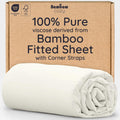 Viscose Derived from Bamboo Fitted Sheet Queen Size - Cooling Comfort