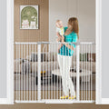 Extra Tall 40.5in Baby Gate for Stairs and Wide Openings