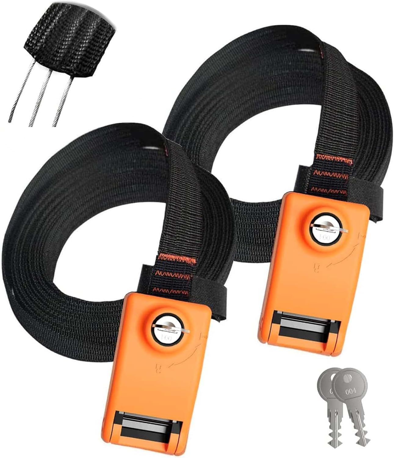Lockable Tie Down Strap for Kayaks, Bikes, and Surfboards