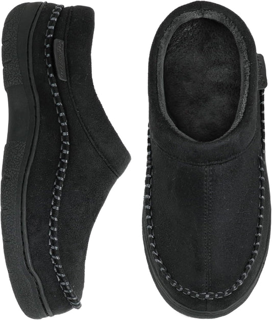 Zigzagger Men's Slip On Moccasin Slippers for All Seasons