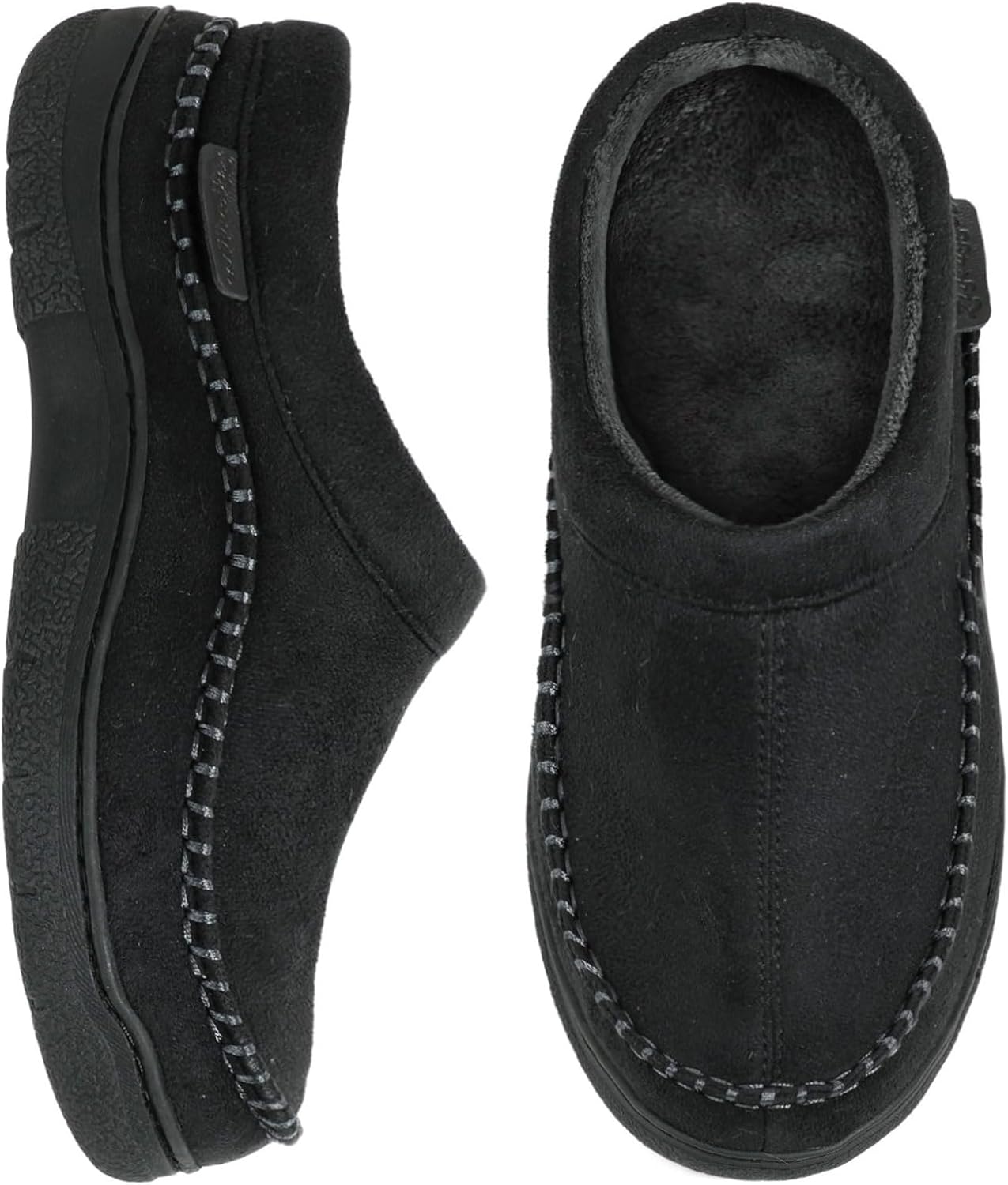 Zigzagger Men's Slip On Moccasin Slippers for All Seasons