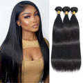 Straight Bundles Human Hair 3 Bundles 100% Unprocessed Brazilian Hair