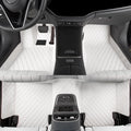 Car Floor Mat White Compatible with 99% Models - Custom Fit