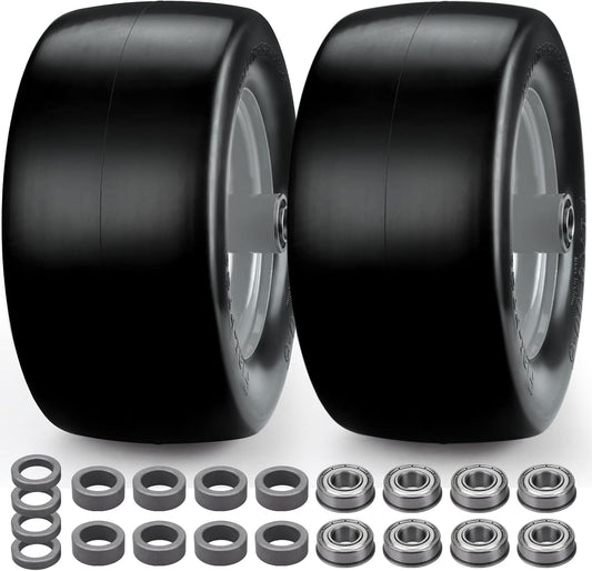 11x6.00-5 Flat Free Tire Set for Zero Turn Lawn Mowers