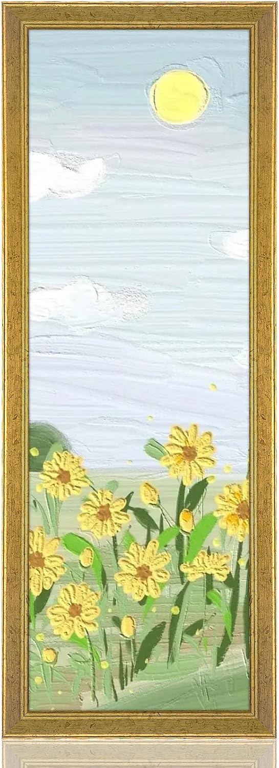 Ornate Natural 12x36in Gold Frame for Pictures and Posters