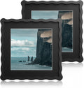 10x10 Wavy Picture Frame with Mat for 8x8 Photos - 2 Pack