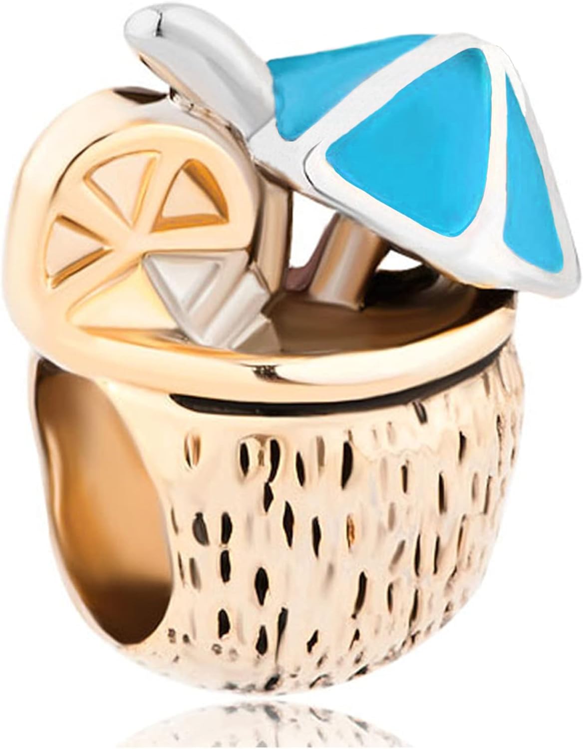 Beach Vibe Cocktail Charm for Pandora Bracelets by MiiFort