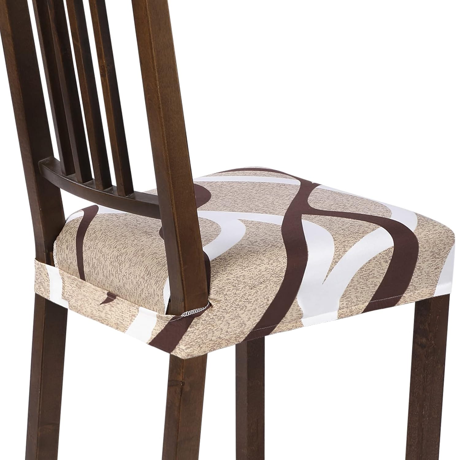 Stretch Dining Chair Seat Covers Set of 8 for Home Decor