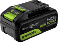 Greenworks 24V 4.0Ah Lithium-Ion High-Power Battery - 35% Boost