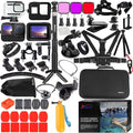Accessories Kit for GoPro Hero 13 12 11 10 9 Black - Complete Mounts