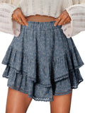 Flowy Shorts Ruffle Skort High Waisted Tennis Skort - Lightweight