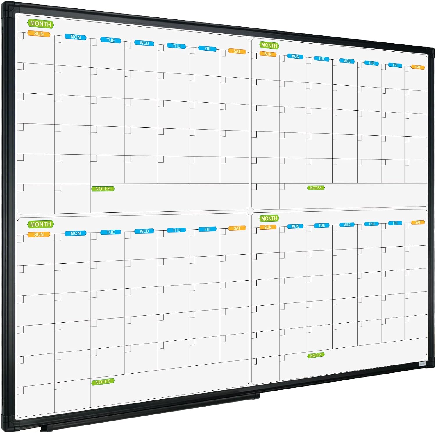Magnetic Dry Erase Calendar Whiteboard for Home Office Use