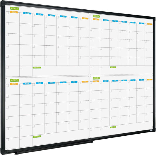 Magnetic Dry Erase Calendar Whiteboard for Home Office Use