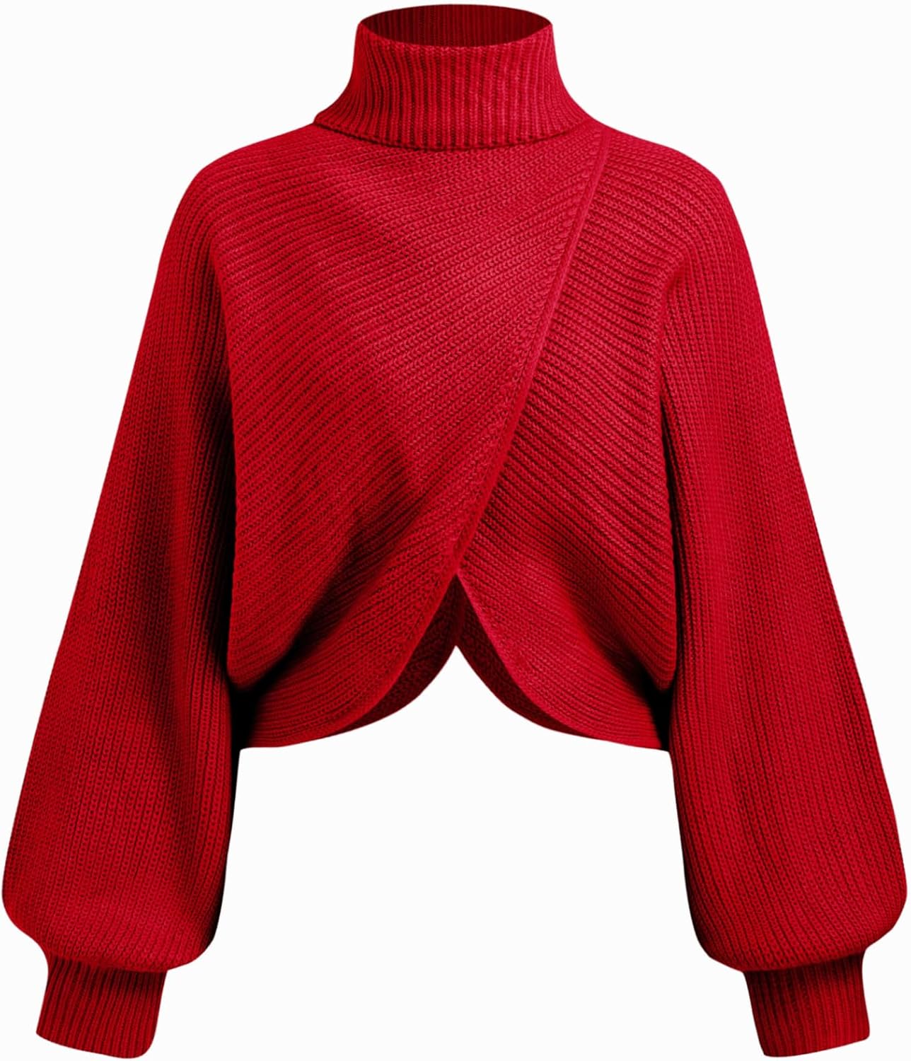 Cropped Turtleneck Sweater for Women by CIDER - Stylish Fall Wear