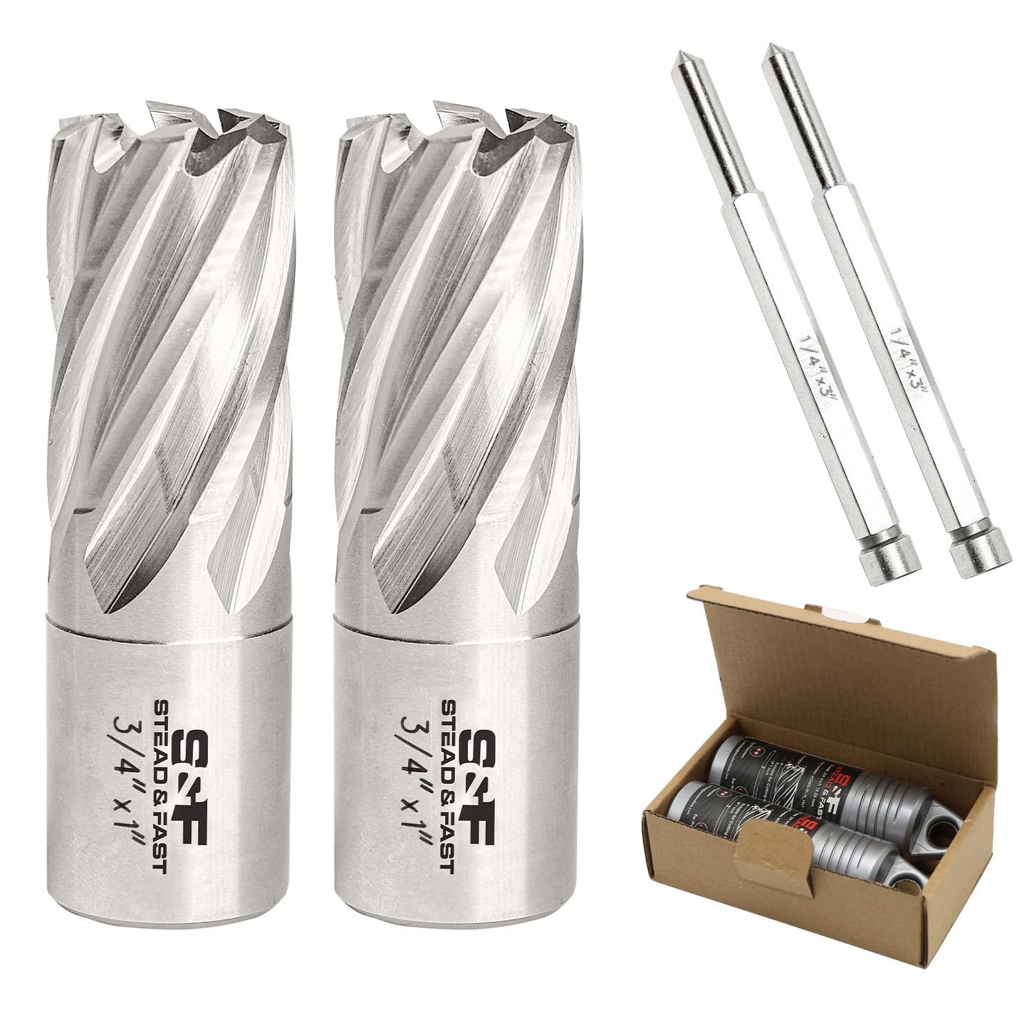 S&F STEAD & FAST Annular Cutter Set for Magnetic Drill Press